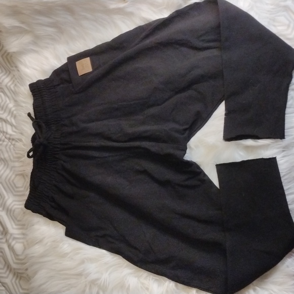 Jaded Gypsy Pants - Jaded Gypsy harem MJ Hammer black sweatpants slouchy S/M